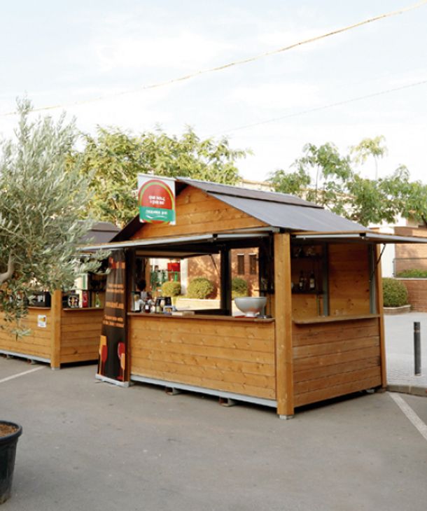 casetas de madera para eventos
